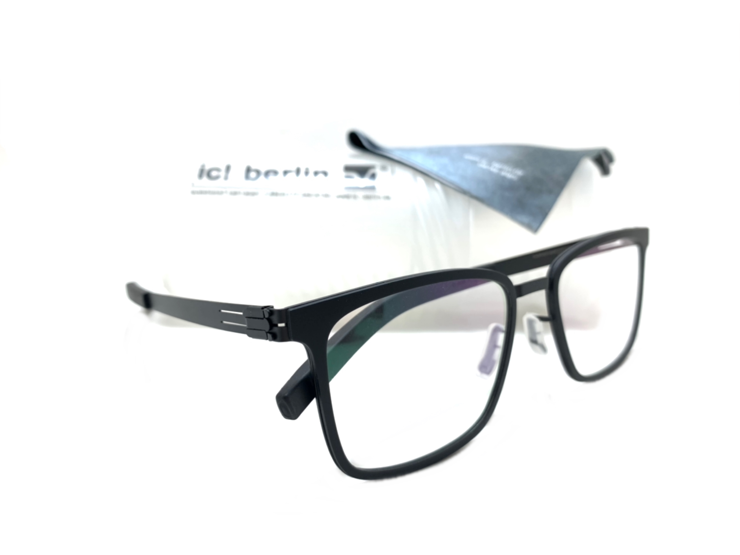 แว่นสายตา ic berlin T116 black 54-19 <ดำ>