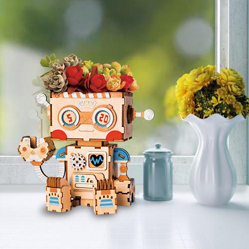 DIY Flower Pot - Pot Robot - กระถางต้นไม้