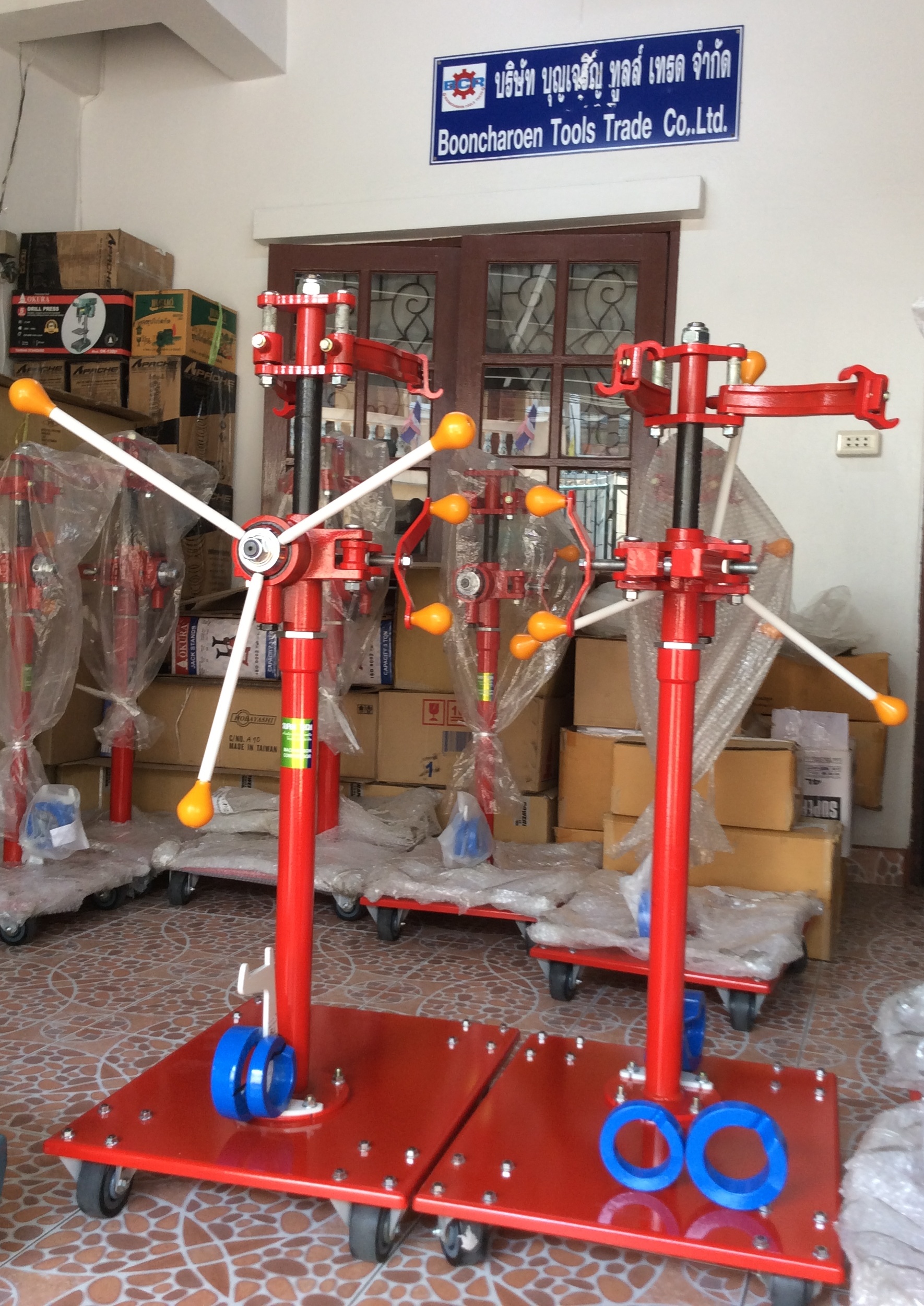 เครื่องถอดคอยล์สปริงโช๊คอัพพร้อมชุดสเปร์เซอร์