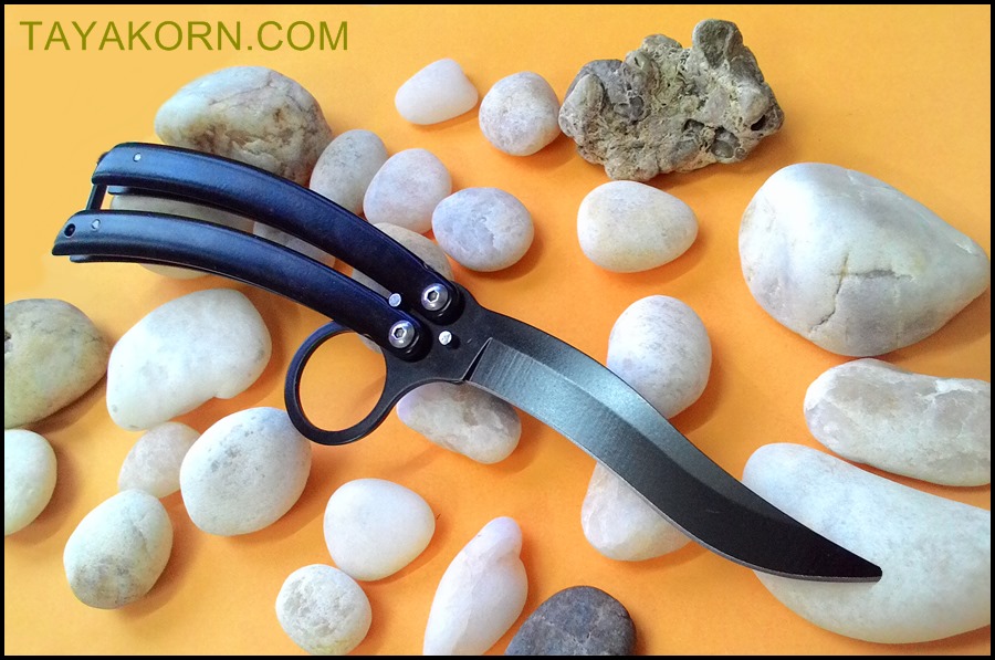 มีดซ้อมควง ลูแปงบาลิซอง Lupin Balisong Trainer Knife TKBS-LP7TR