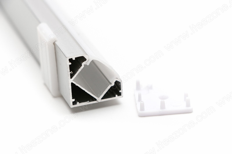 ราคาต่อ 1 เส้น ยาว 1 เมตร รางบันได V รางไฟ Aluminium Profile รางอลูมิเนียม ใช้กับไฟเส้น LED รางไฟเส้น rail led track โพรไฟล์