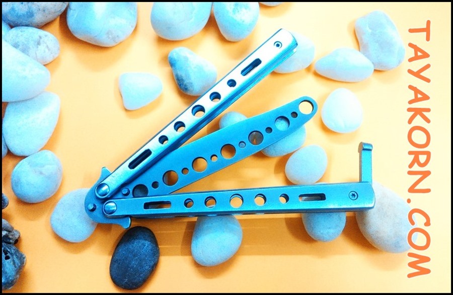 มีดซ้อมควงซิวเว่อร์ไทม์ SilverTime Balisong Trainer Knfie