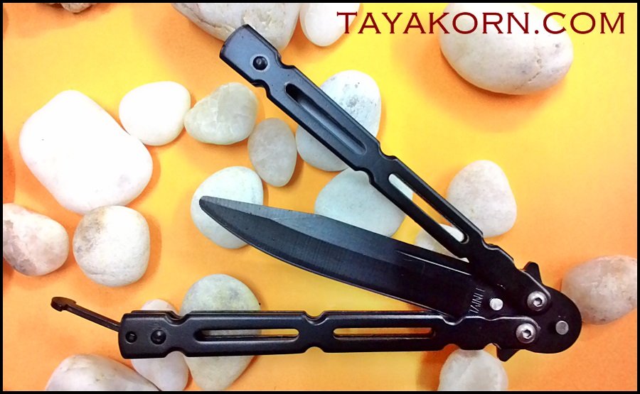 มีดซ้อมควง บาลิซองโบวี้เลิฟเวอร์ Bowie Lover Balisong Trainer TKBS-BM008TR