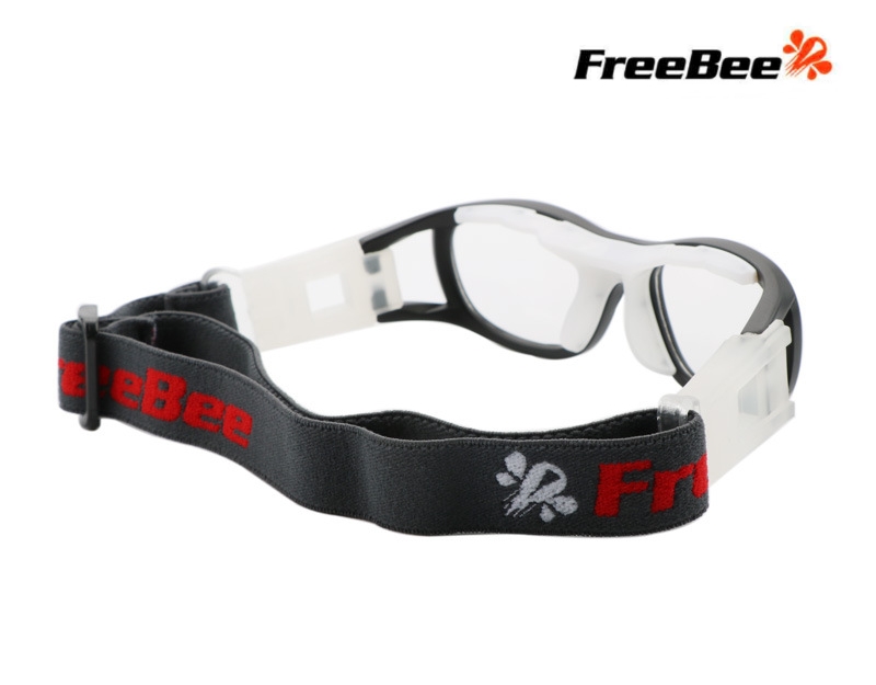 แว่นตาเล่นกีฬา WAKE UP ME! แว่นตาเด็ก สำหรับเล่นกีฬาตัดเลนส์สายตาได้ แว่นตาออกกำลังกาย เล่นกีฬากลางแจ้ง <ดำ>