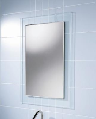 กระจกอะคิลิคติดผนัง ขนาด 60x80cm กระจกอะครีลิค กระจกห้องรับแขก กระจกห้องน้ำ กระจกห้องเด็ก Mirror & Clear ชุด