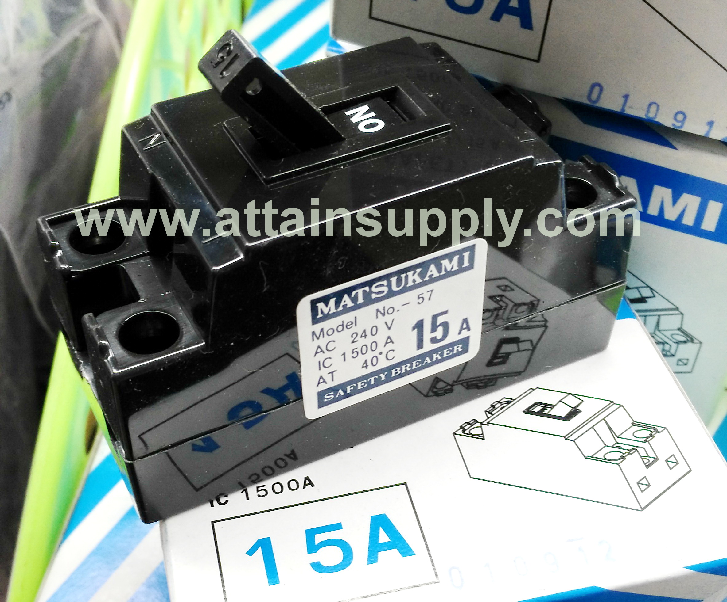 เบรคเกอร์ 15A-No.57/MATSUKAMI