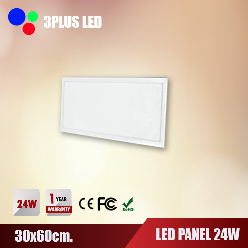 LED Panel 24W 30x60cm-แบบแทนแผ่นฝ้า