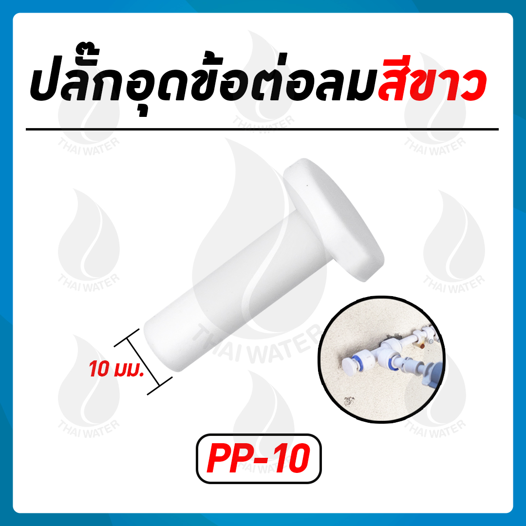 ปลั๊กอุดข้อต่อ 10 มม. ( 3/8" ) สีขาว SKU-855