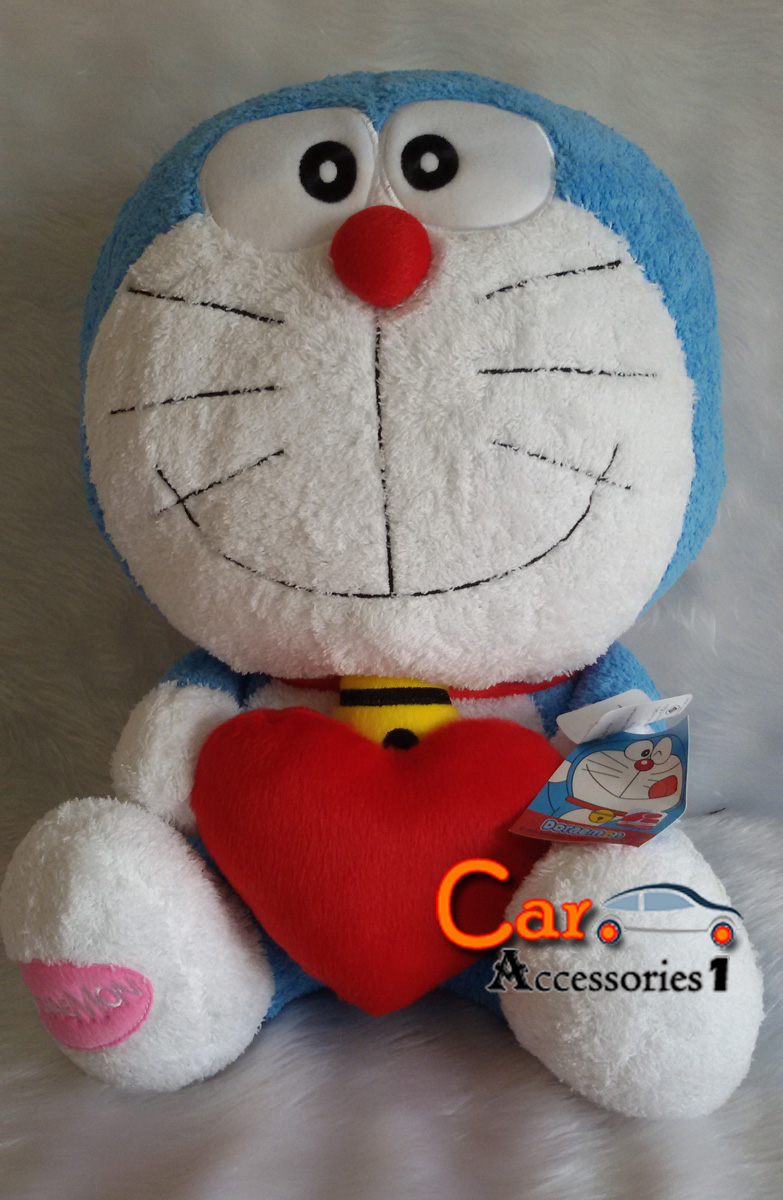 ตุ๊กตาโดเรม่อนถือหัวใจ 16 นิ้ว ลิขสิทธิ์แท้ราคาพิเศษ