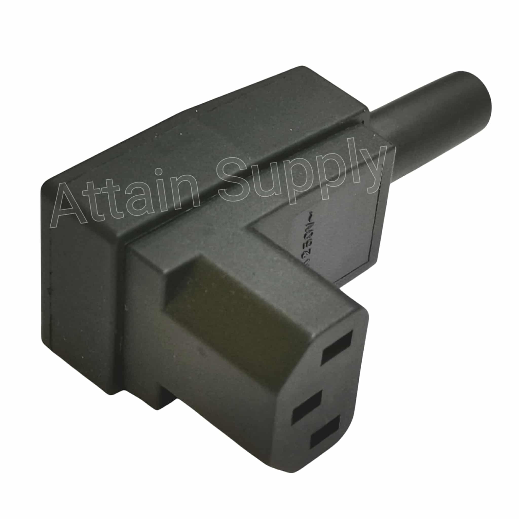 ปลั๊กคอม 3ขา ตัวเมีย-แบบต่อสาย/รุ่นงอ