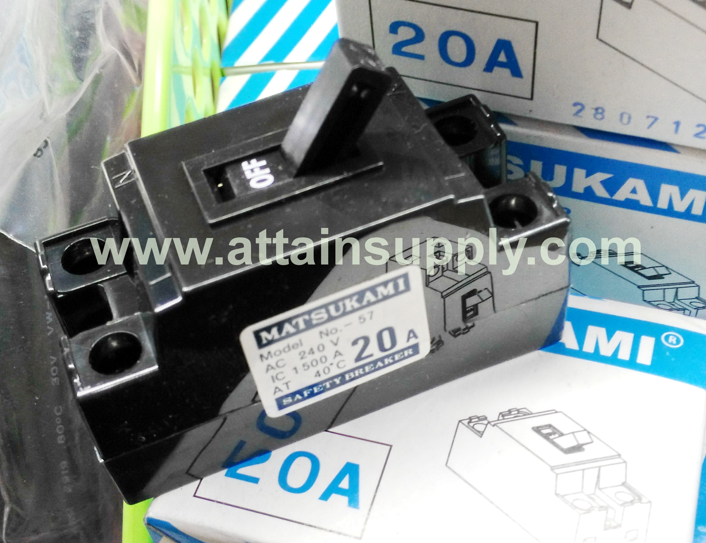 เบรคเกอร์ 20A-No.57/MATSUKAMI