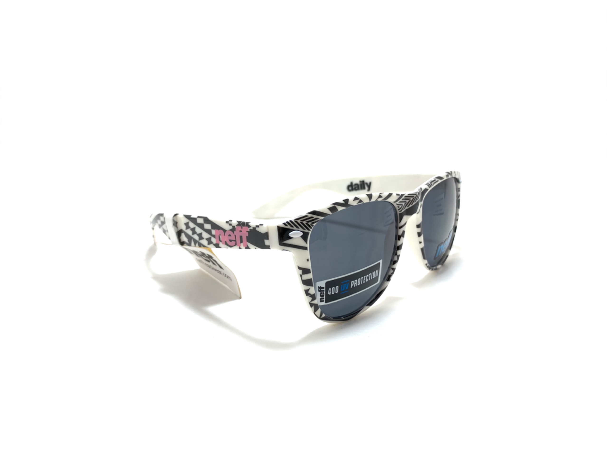แว่นกันแดด Neff Dally Black White Tribal NF0302BWTB Unisex Eyewear 2018