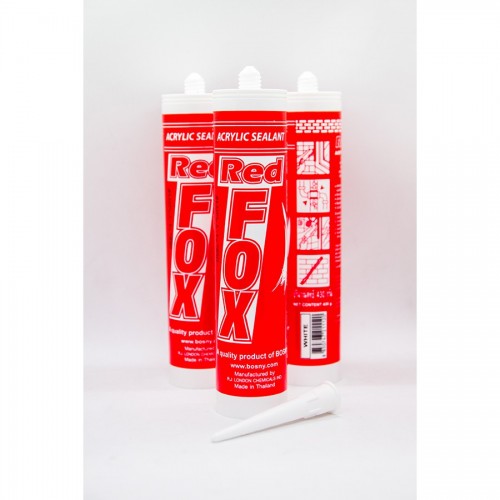 อะครีลิค ซิลิโคน (แด็ป) RED FOX Acrylic Sealant RED FOX