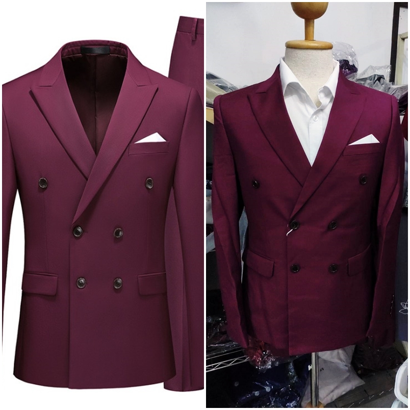 เสื้อสูท ไซส์ใหญ่ รุ่น6กระดุม สำหรับอกไม่เกิน 52 นิ้ว มี4สี เทา,กรม,แดง,น้ำตาล