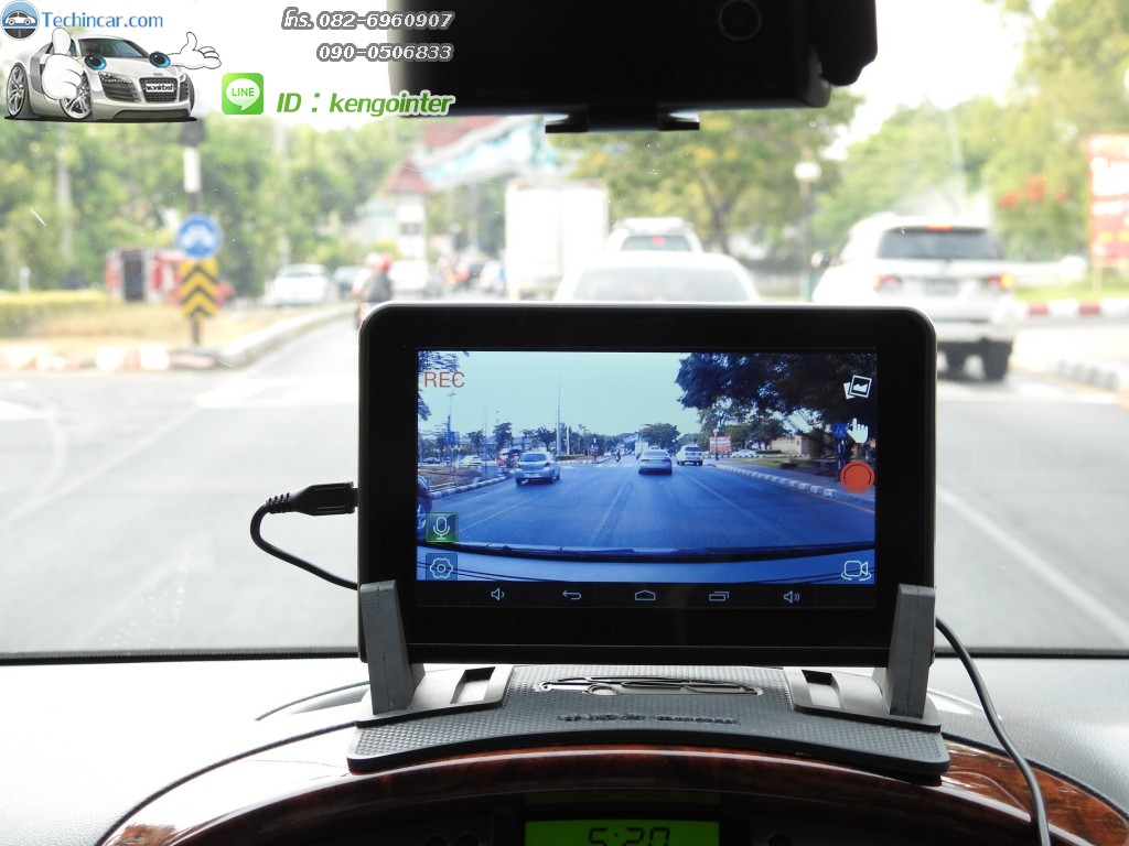 GPSนำทาง รุ่นGT888 16GB+AV-IN + กล้อง ระบบ Android CPU 2core 1.5Ghz 512DDRram 16GB memory + AV-IN