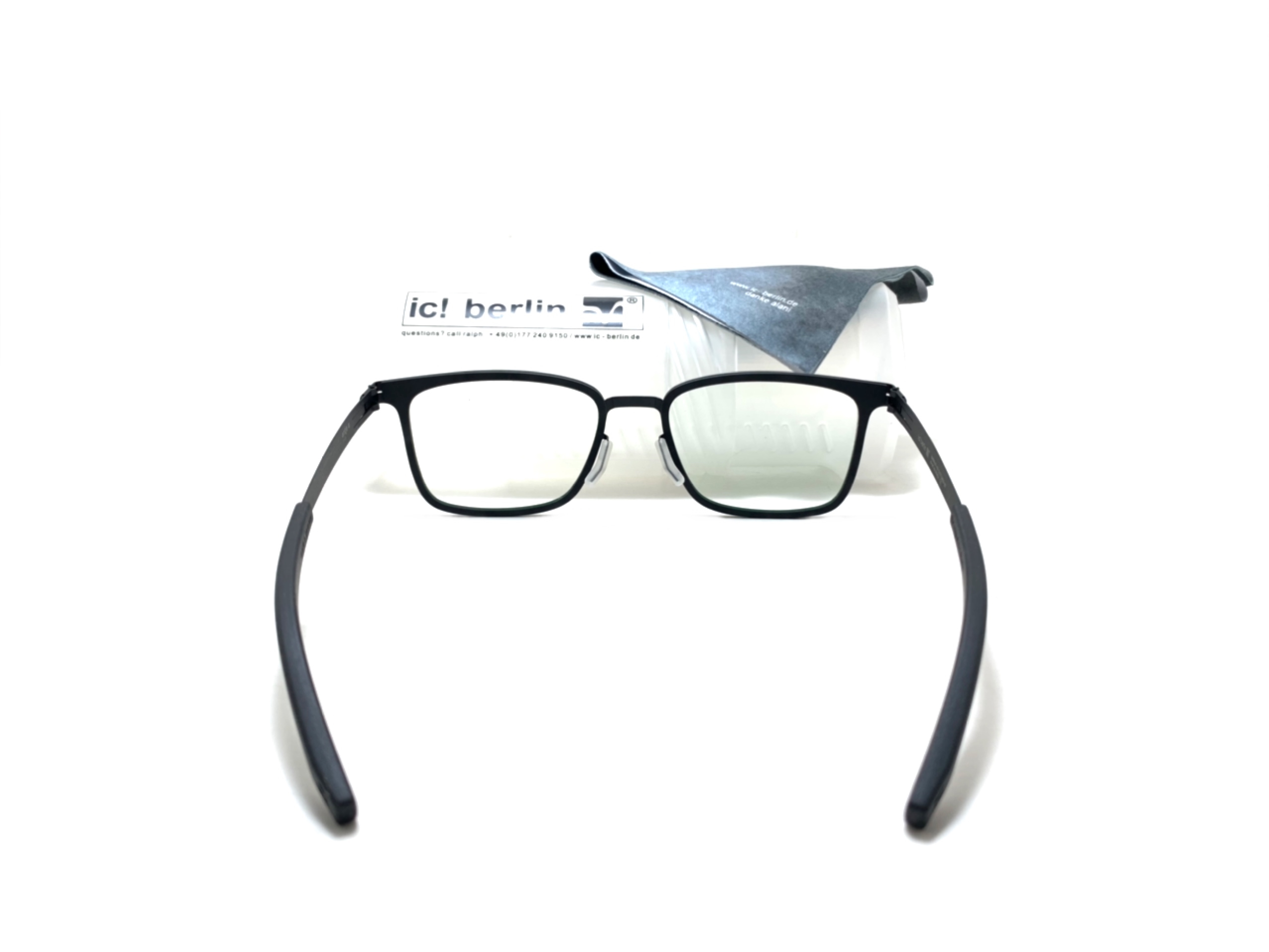 แว่นสายตา ic berlin T116 black 54-19 <ดำ>