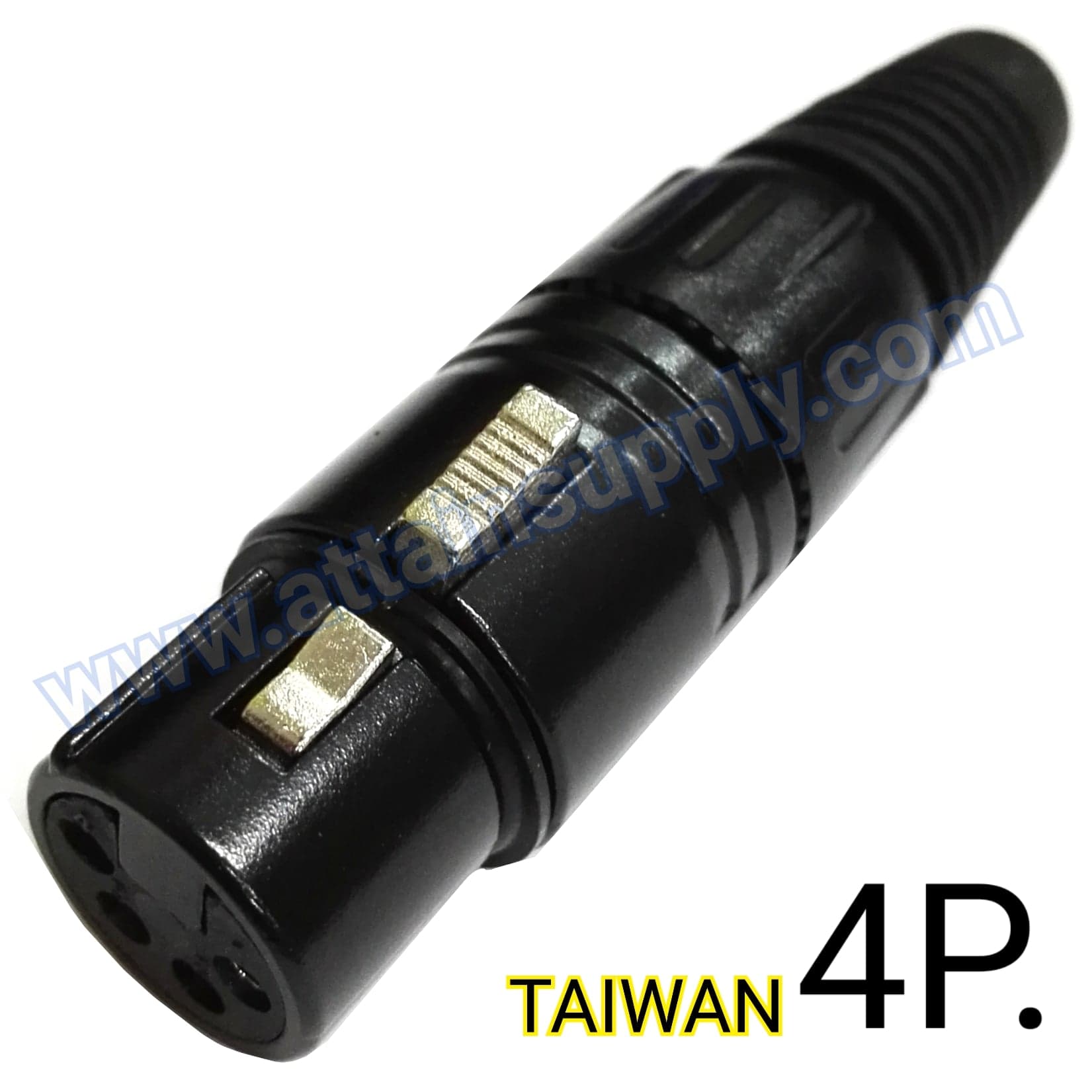 J.XLR-4P.-BLACK/TAIWAN