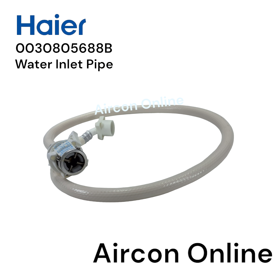 ท่อน้ำดีเข้าเครื่องซักผ้า Haier รหัส 0030805688B