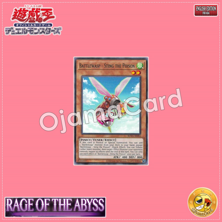 ROTA-AE084 : Battlewasp - Sting the Poison / Bee Force - Needle the Stinger (Rare)