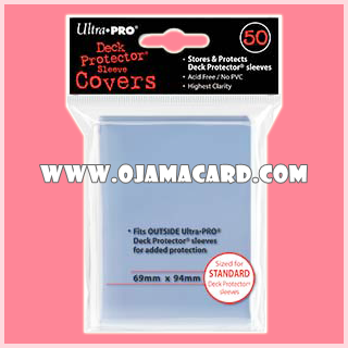 Ultra•Pro Standard Sleeve Covers (Oversize) — Clear「50ct.」