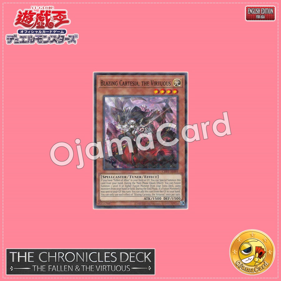 CH01-AE004 : Blazing Cartesia, the Virtuous / Cartesia, the Sparkling Saint (Normal Parallel Rare)