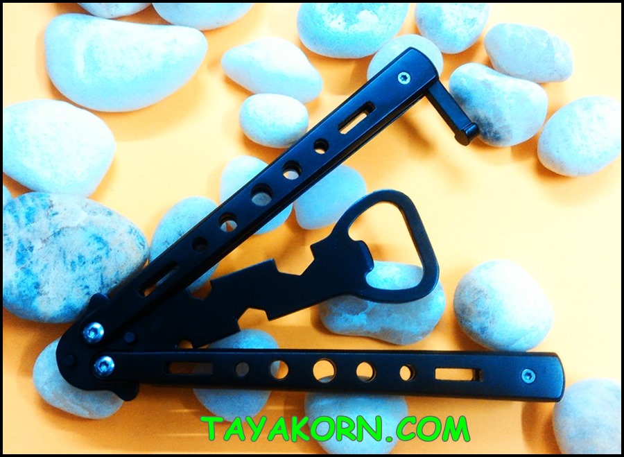 มีดซ้อมควง บาลีซองดิโอเพิ้น ฺTHE OPEN Balisong Trainer Knife