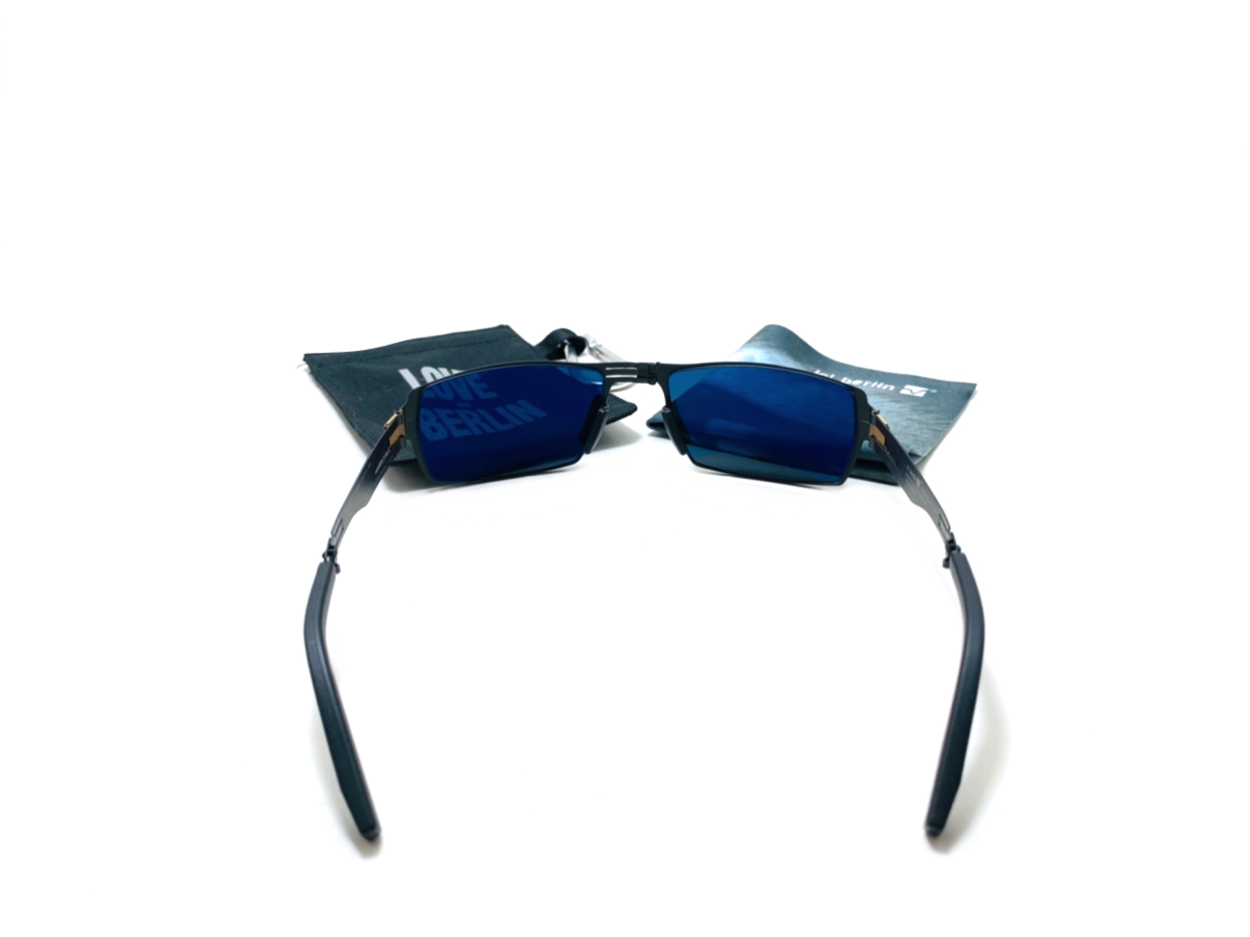 แว่นกันแดด ic berlin model neutron star black 57-19 แว่นกันแดดพับได้ <ดำ>