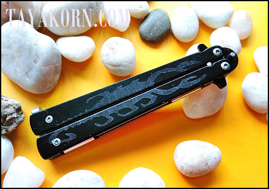 มีดซ้อมควงเดอะสกอร์เปี้ยนคิง THE SCORPION KING BALISONG TRAINER KNIFE TKBS-SK8TR