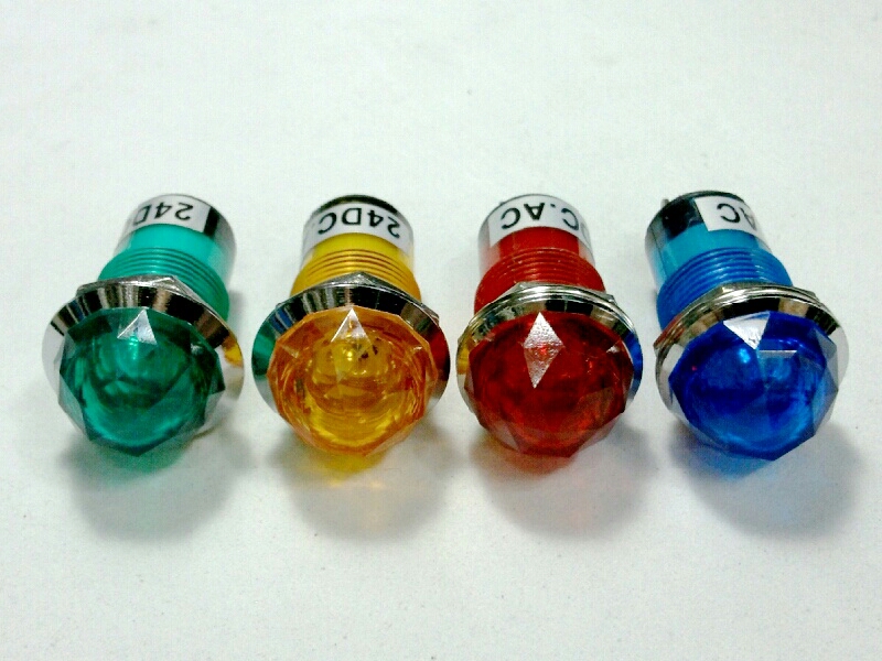 หลอดหน้าปัด-หัวเพชร/24V