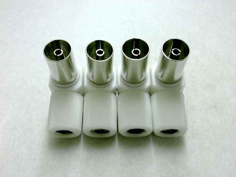 J.75 OHM PLASTIC-แบบงอ