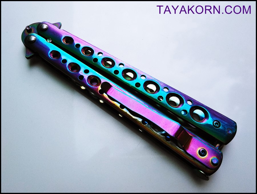 มีดควง Balisong Rainbow5