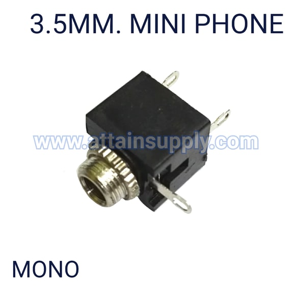 J.TR MONO3.5MM.-P/BLACK