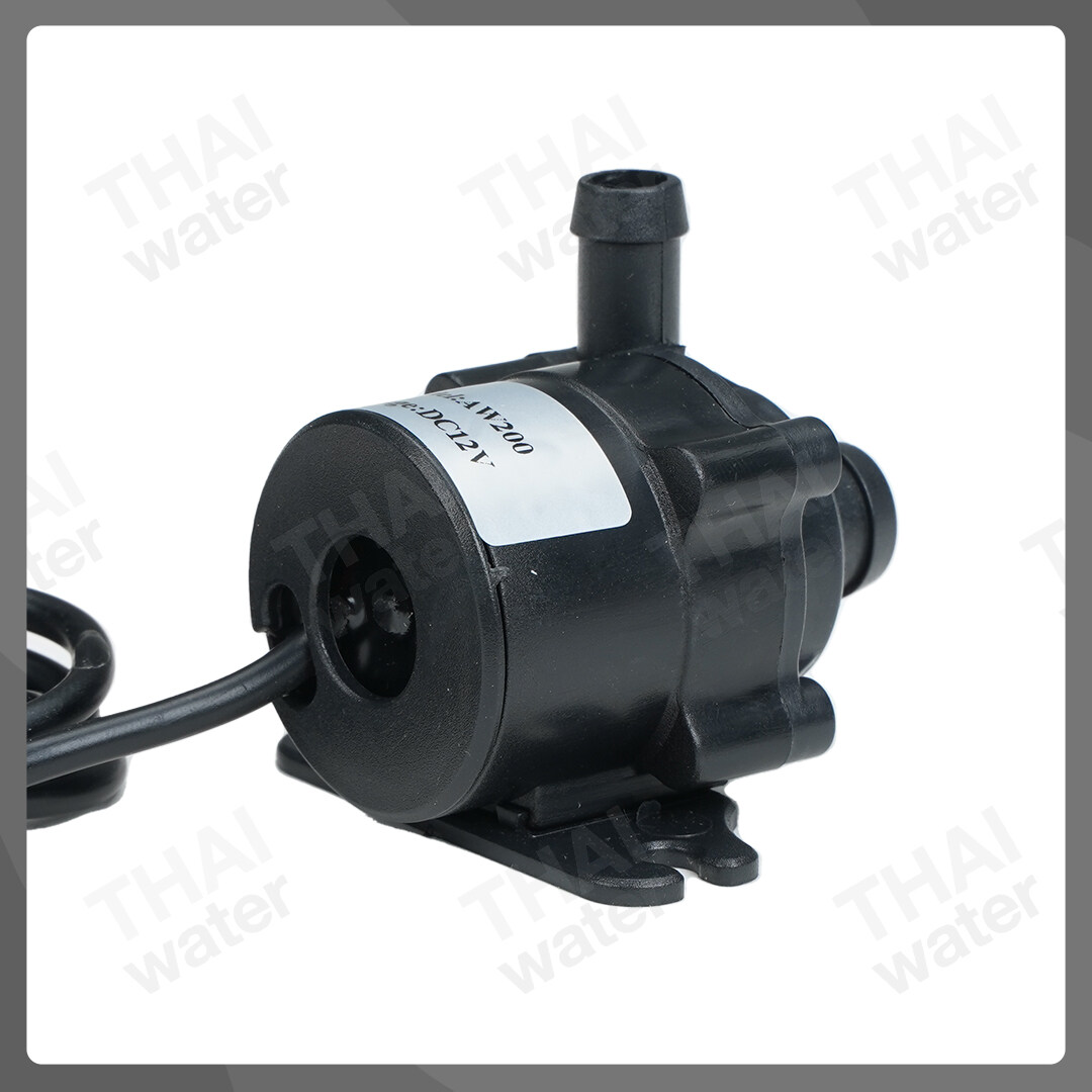 06-AW500-24VDC ปั๊มน้ำ DC24V รุ่น AW500 800 ลิตร/ชม. ส่งสูง 6 เมตร แบบเสียบสาย ( ปั๊มตู้ปลา ปั๊มดูดปุ๋ย )