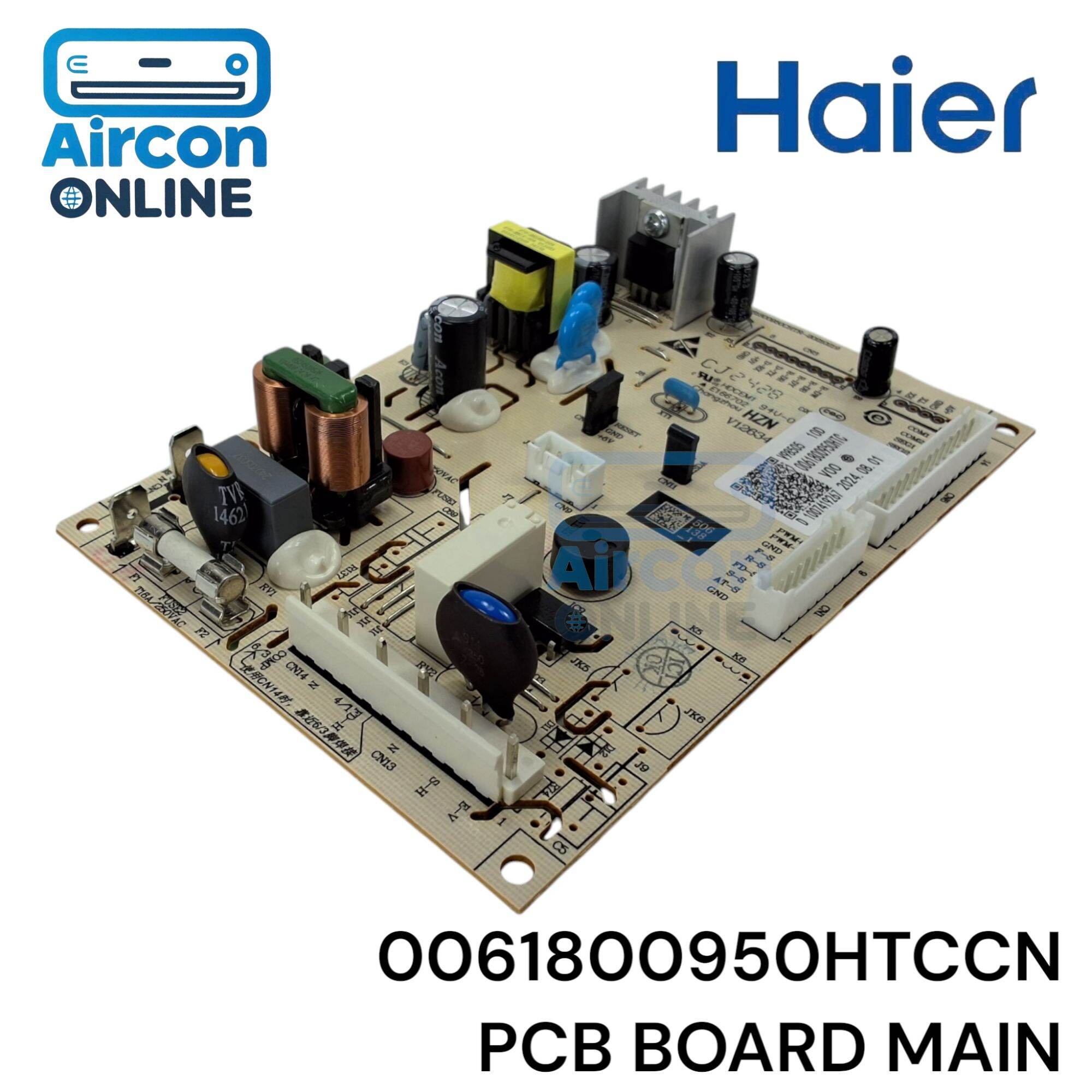 Main PCB Board ตู้เย็น HAIER รุ่น HRF-385NS รหัส 0061800950HTCCN ของแท้ ใหม่ มือ 1