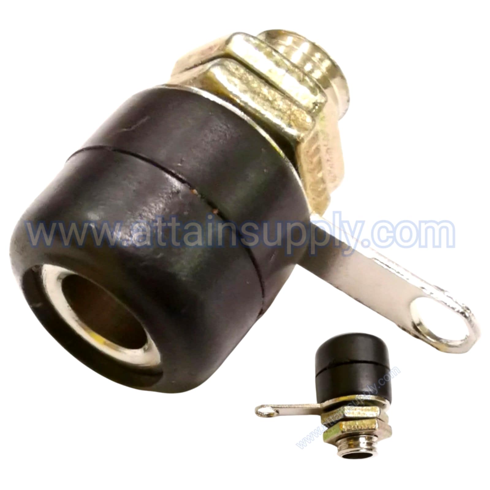 BIDINGPOST กลมสั้น-ขอบมน/BLACK