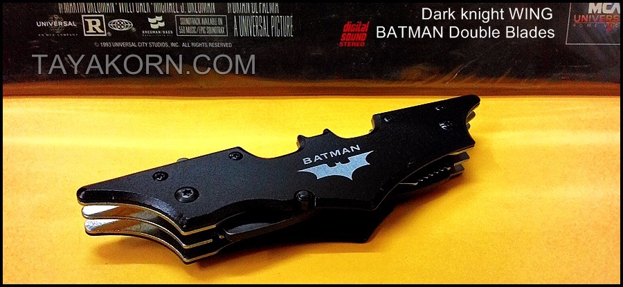 มีดพับ ดาร์คไนท์วิง แบทแมนดับเบิ้ลเบลด Dark Knight Wing Batman Double Blade TKFK-B1