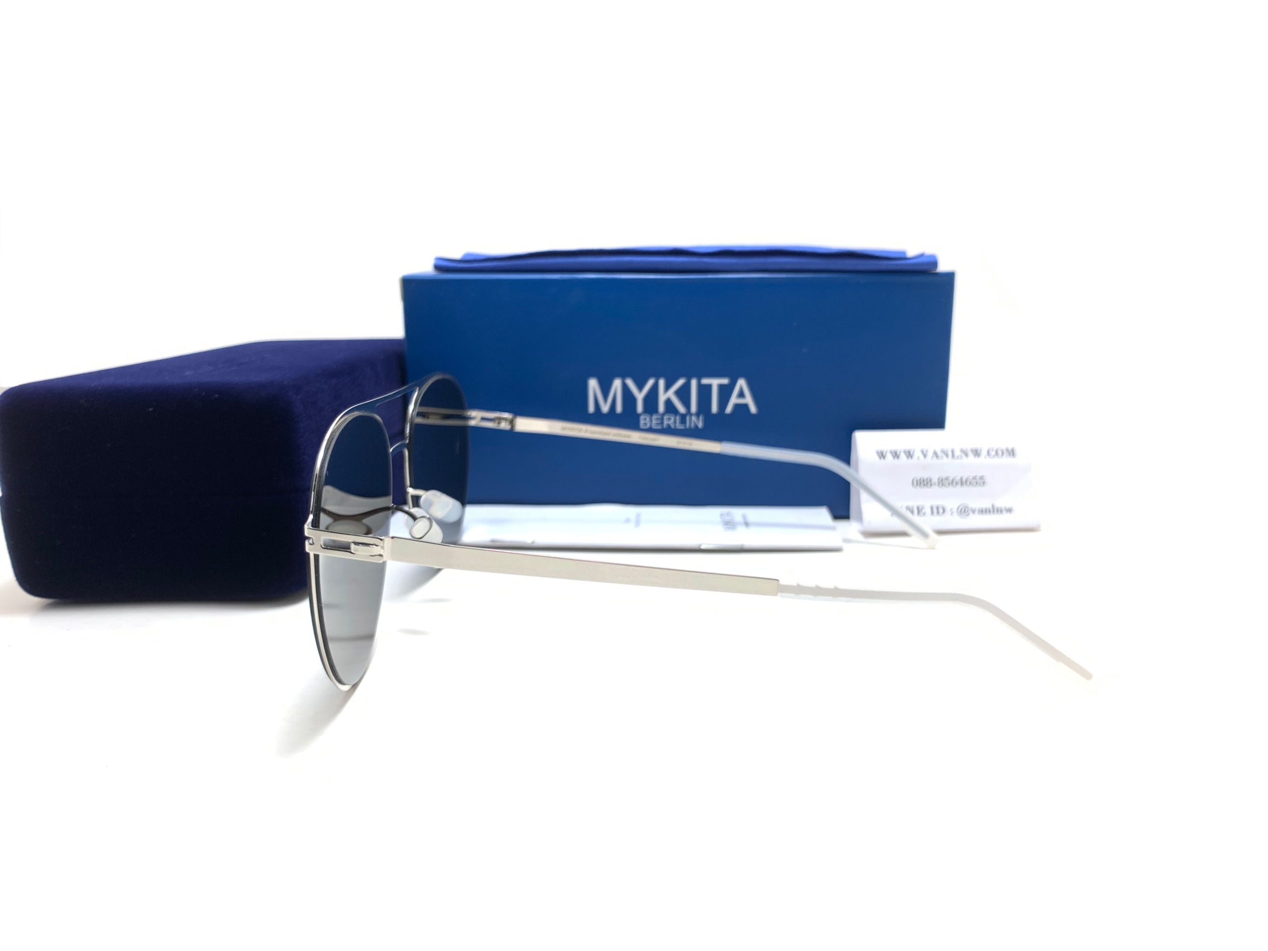 แว่นกันแดด MYKITA JOLAN COL.002 57-18 140 <ปรอทเงิน>