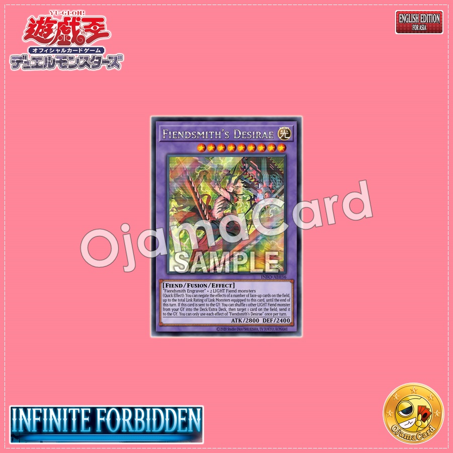 INFO-AE036 : Fiendsmith's Desirae / Engraved Demon Dies Irae (Secret Rare)