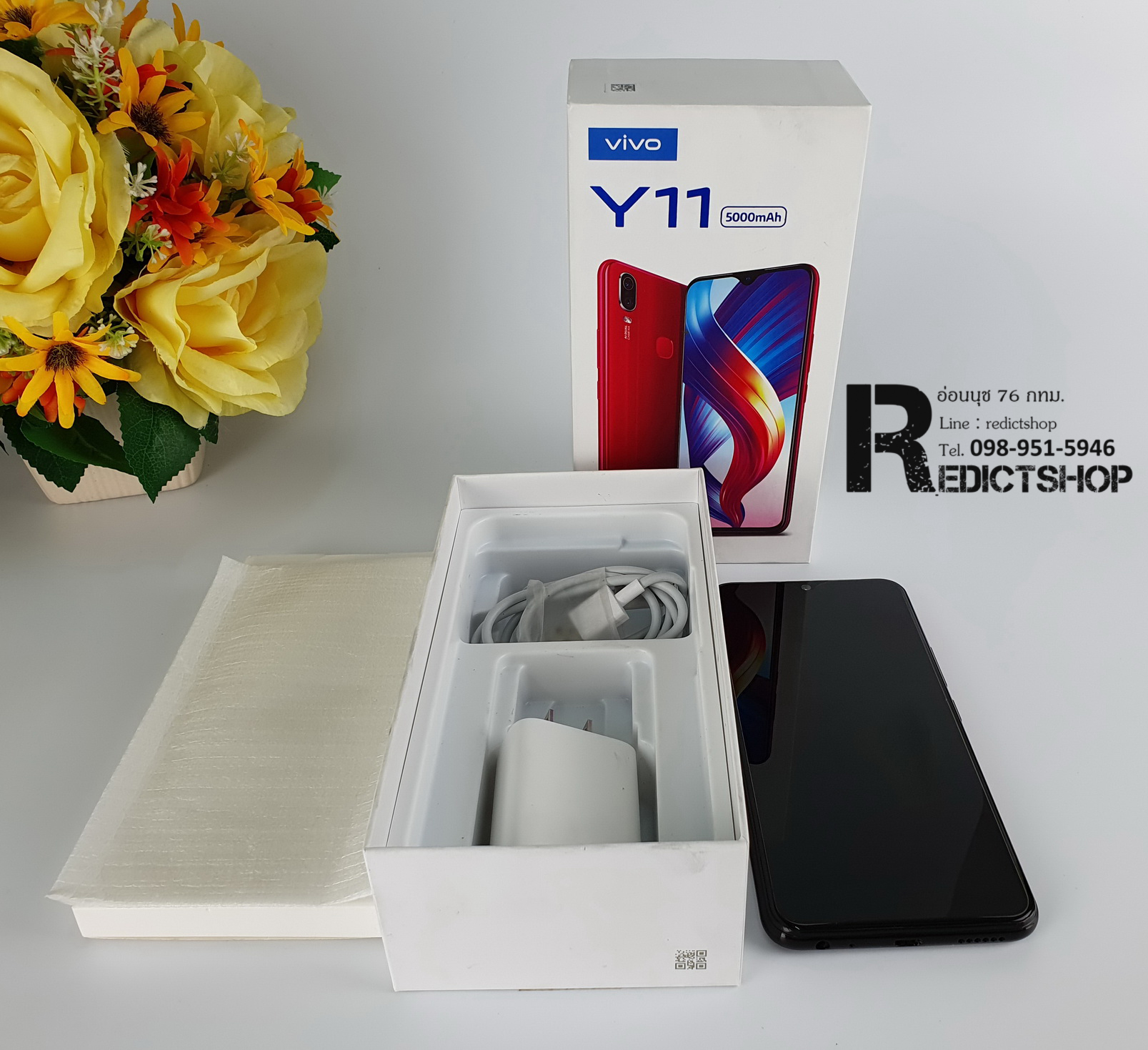 Vivo y11 เครื่อง Dtac ใส่ได้ทุกซิม มือสอง สินค้าพร้อมจำหน่าย