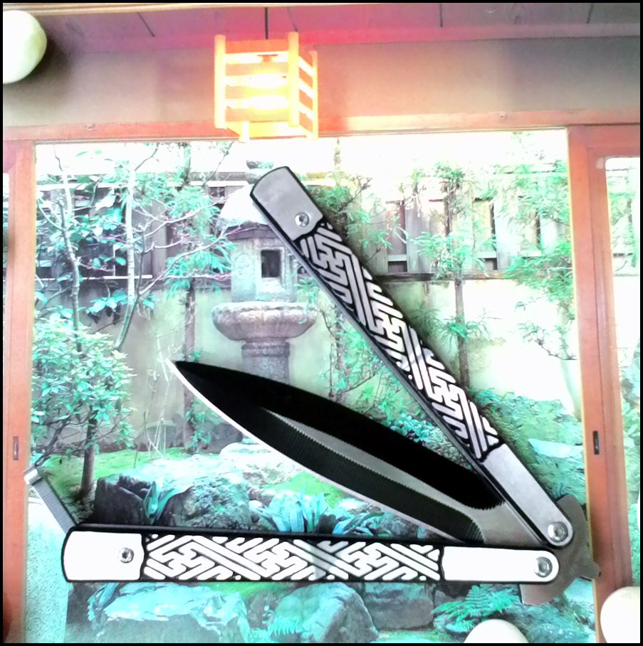 มีดควง มิยะโมะโตะบาลิซอง Miyamoto Balisong Knife TKBS-MT711