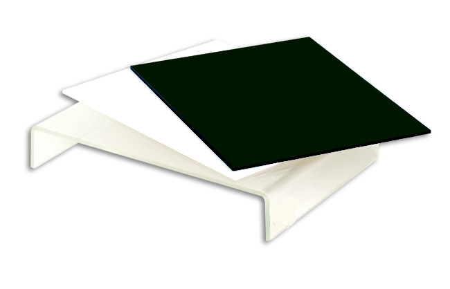 แท่นวางสำหรับถ่ายรูปสินค้าขนาดเล็ก Acrylic Auto Reflector ใส+ดำ+ขาว ชุด