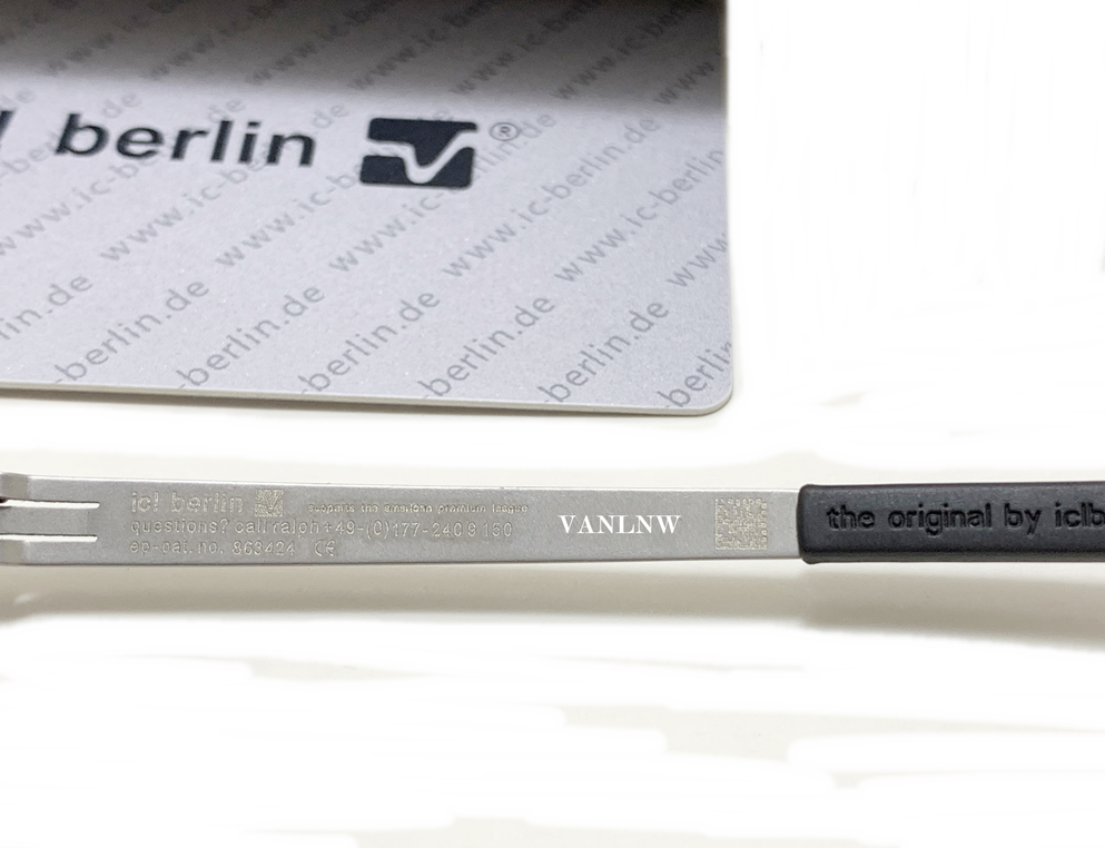 แว่นกันแดด ic berlin model stas formation pearl limited edition ขนาด 58-17-140 mm. (ปรอทม่วง)