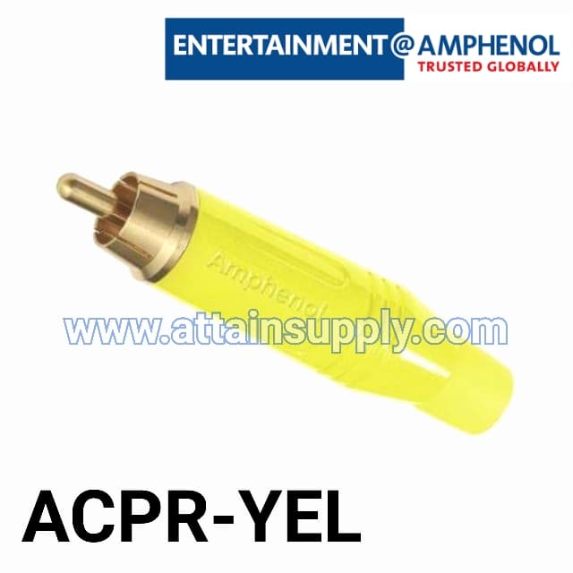 P.RCA AMPHENOL/ACPR-YEL