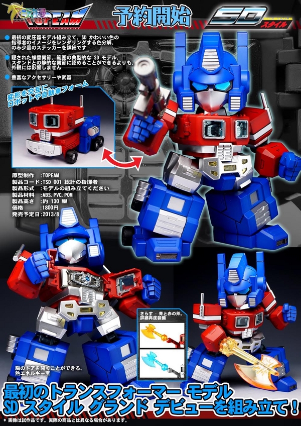 SD Optimus Prime Transformers