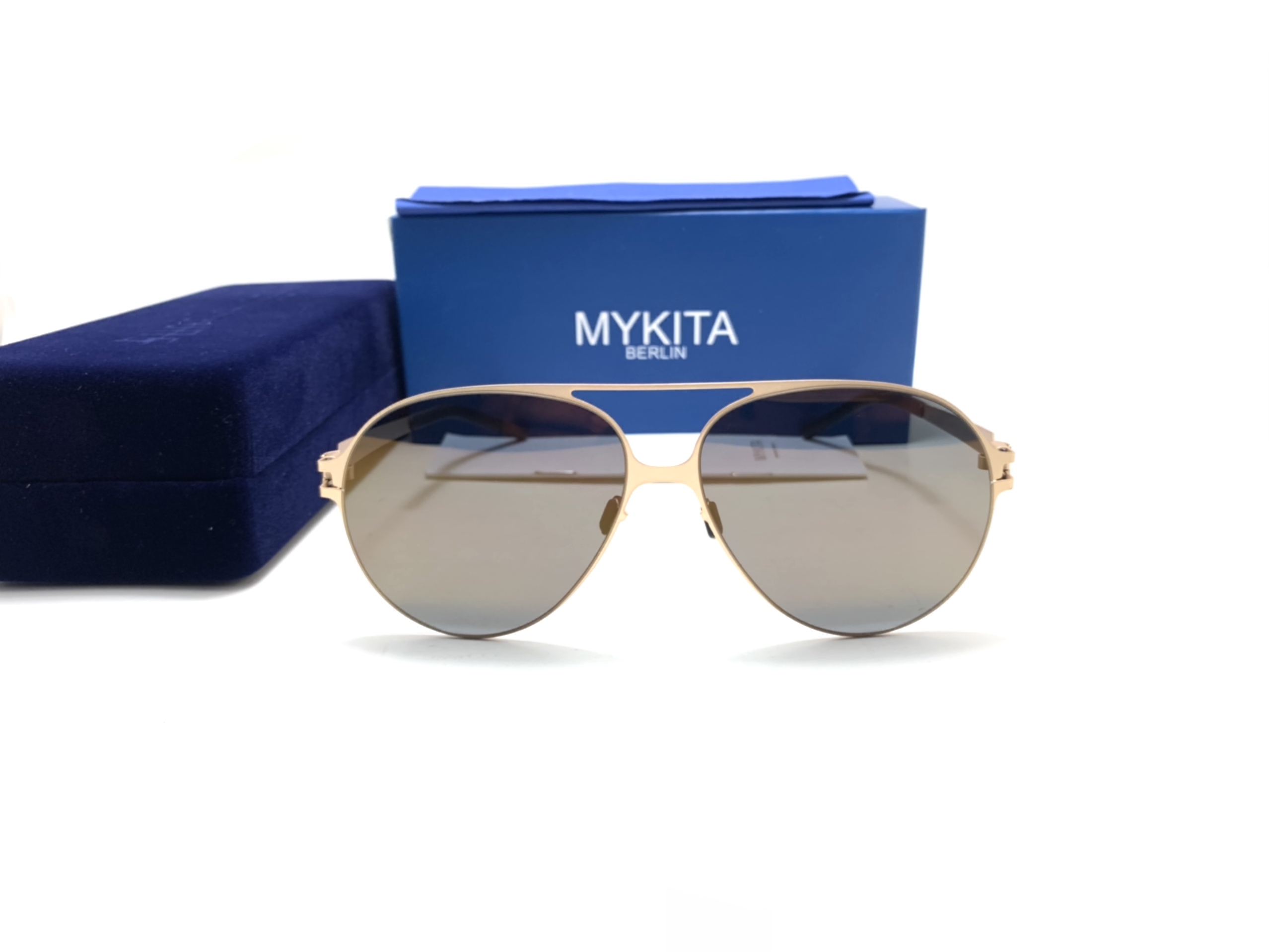 แว่นกันแดด MYKITA HANSI COL.001 58-14 140 <ปรอททอง>