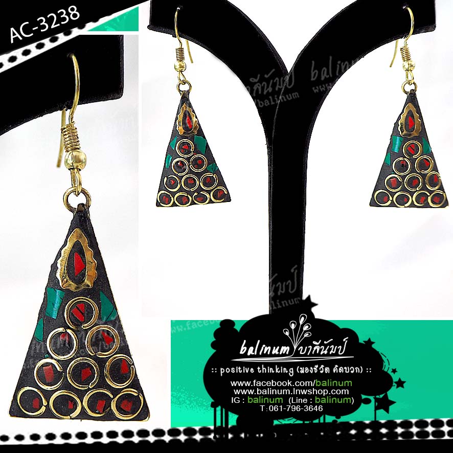 Nepal earrings ต่างหูเนปาล