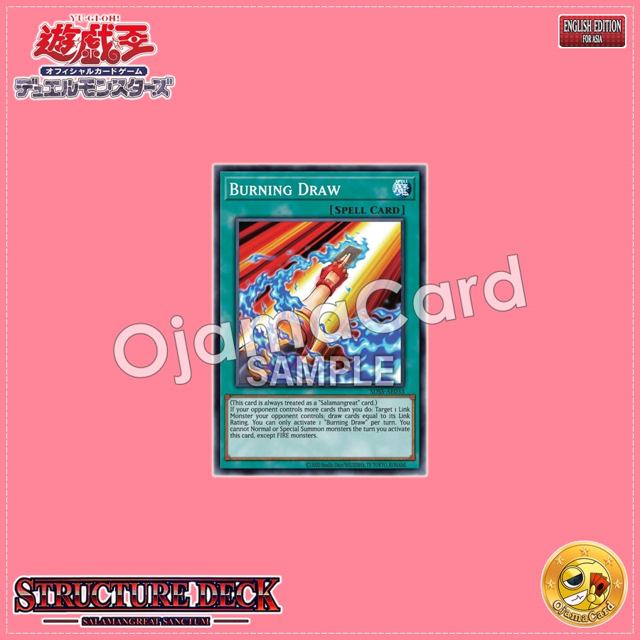 SDSS-AE033 : Burning Draw / Treasure Cards of Surging Flames (Common)