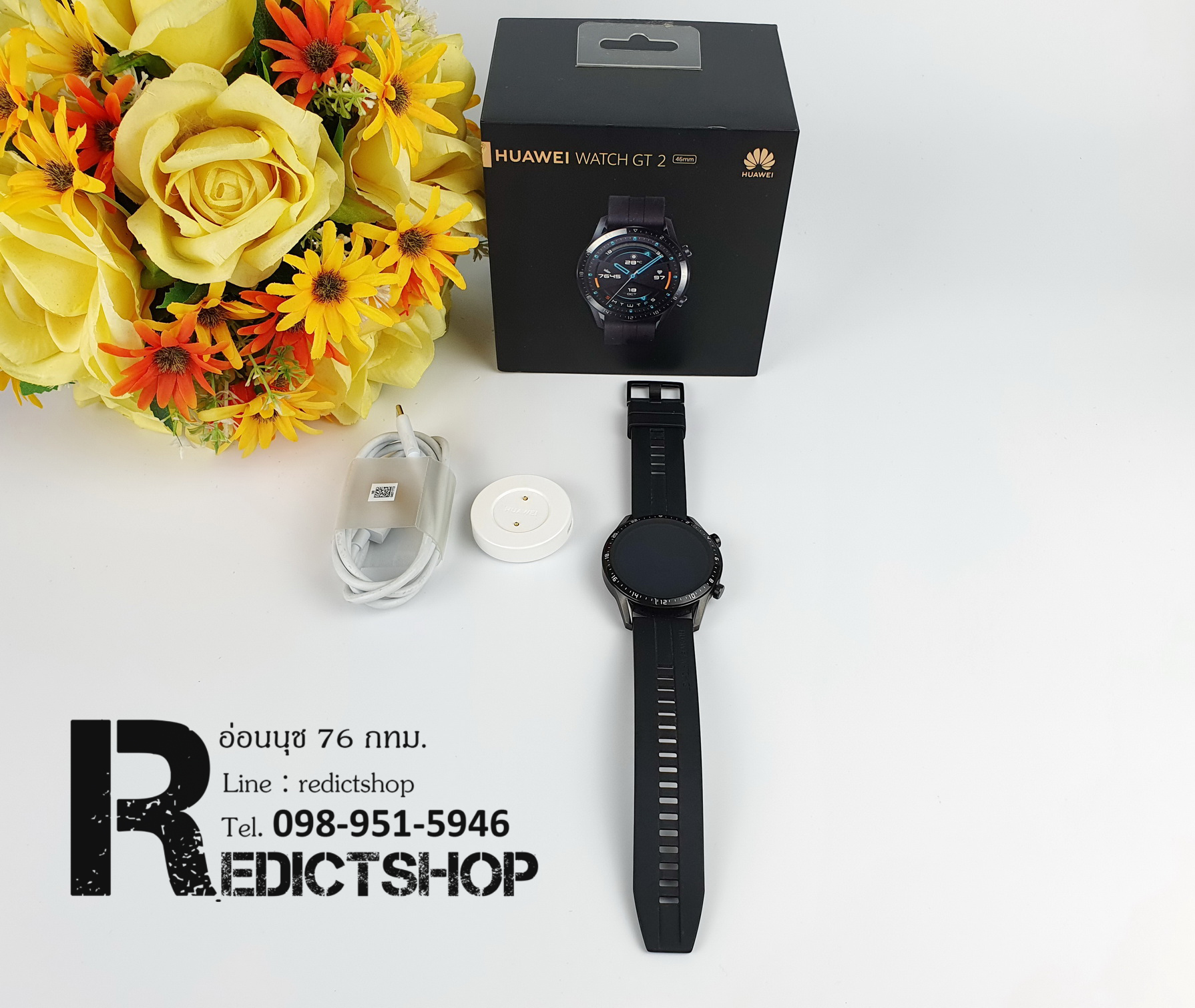 Huawei Wacth GT2 46mm สีดำ มือสอง