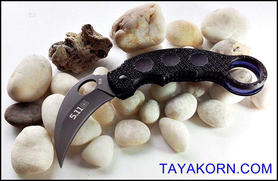 มีดคารัมบิตไฟว์อีเลฟเว่น Five eleven Karambit knife TKKB333