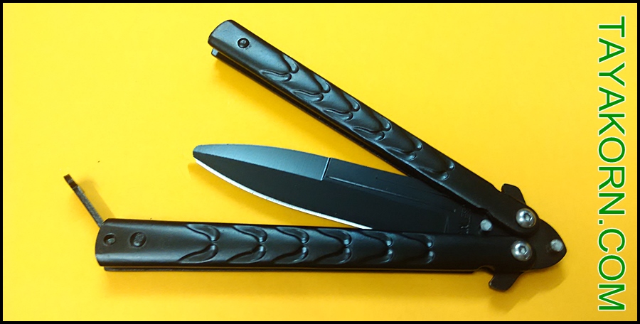 มีดซ้อมควง บาลีซองดราก้อนสกิน Dragon Skin Balisong Trainer Knife